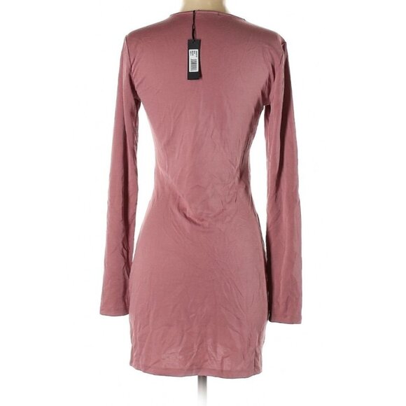 NWT Bobi Black Mauve Front Knot Dress - Picture 2 of 6